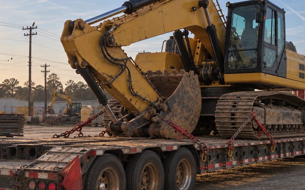 Heavy-duty flatbed truck